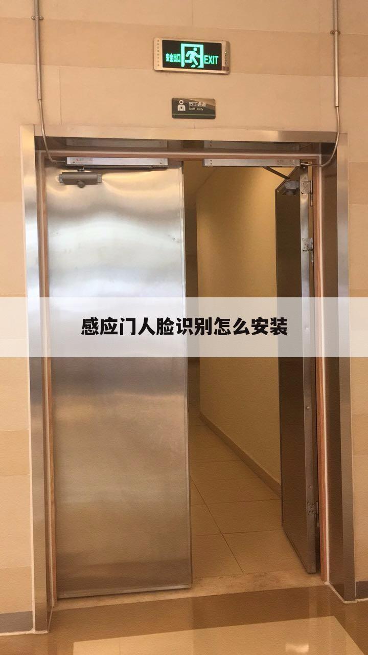 感应门人脸识别怎么安装