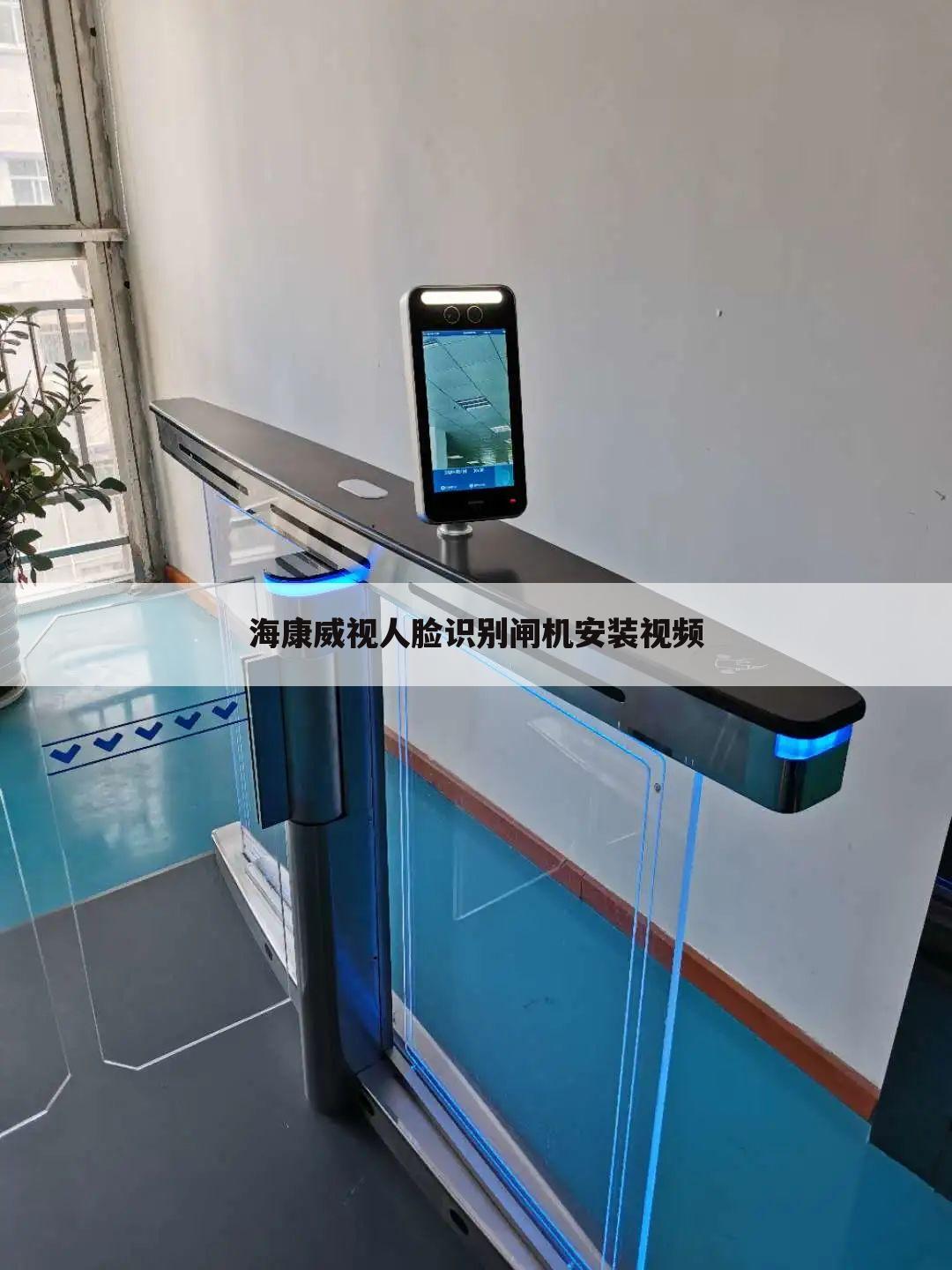 海康威视人脸识别闸机安装视频