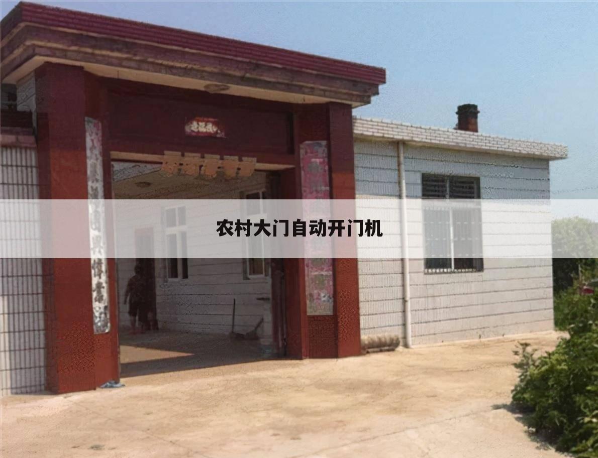 农村大门自动开门机
