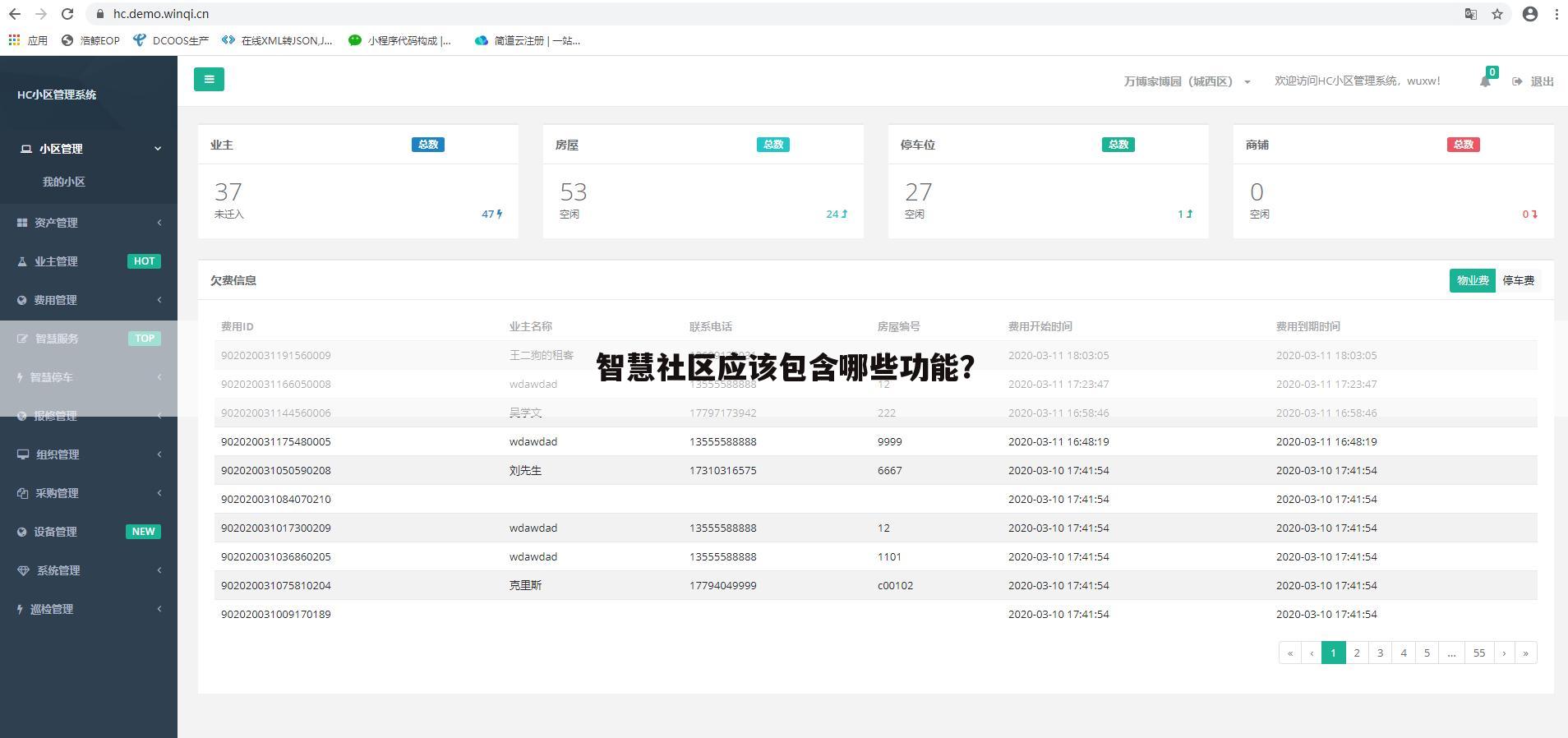 智慧社区应该包含哪些功能?