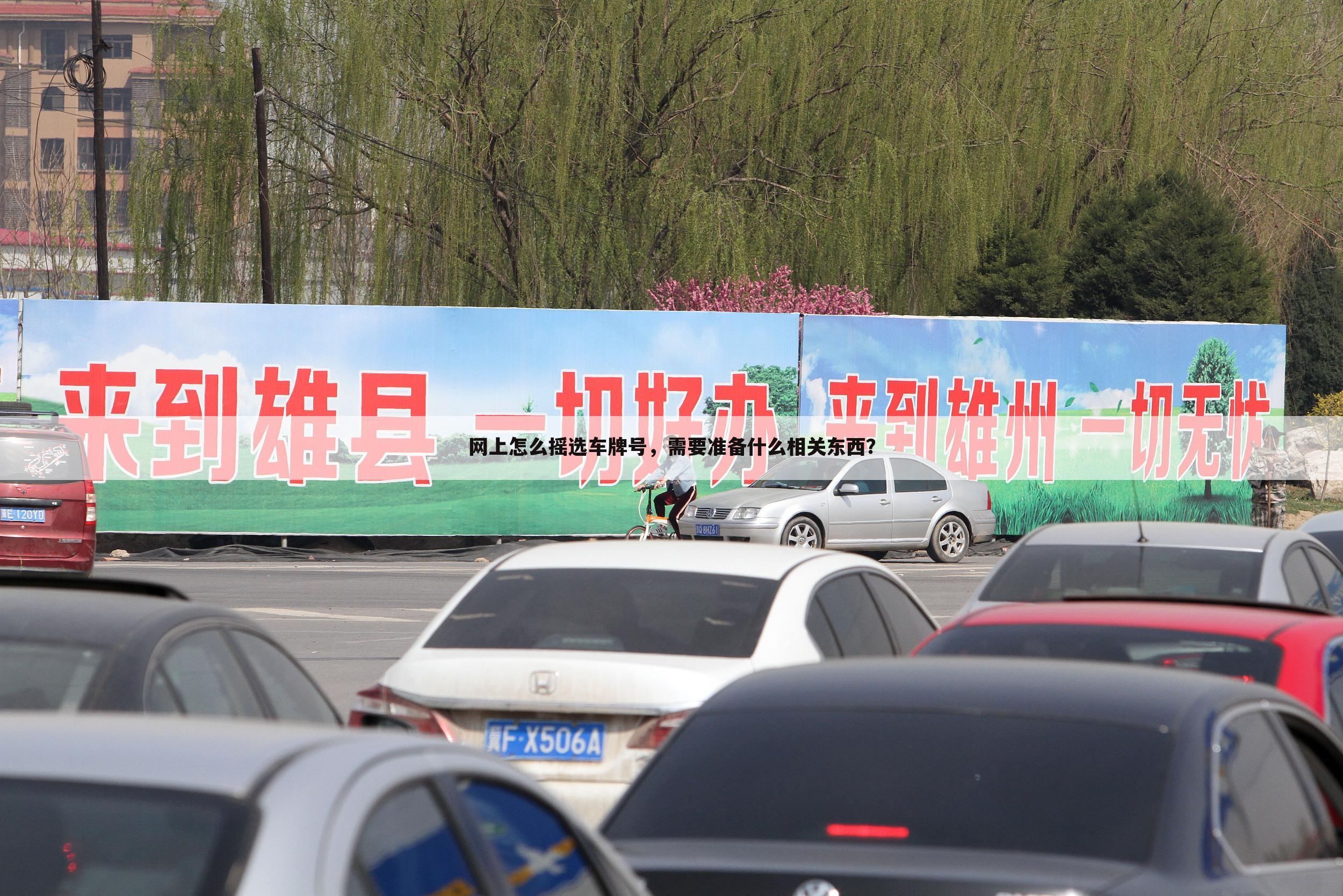 网上怎么摇选车牌号,需要准备什么相关东西?