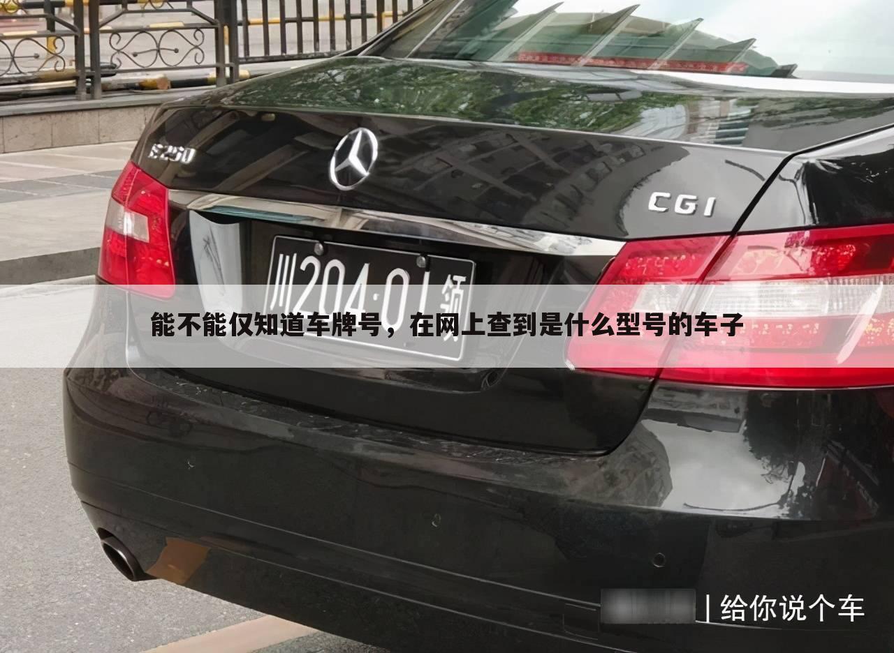 能不能仅知道车牌号,在网上查到是什么型号的车子