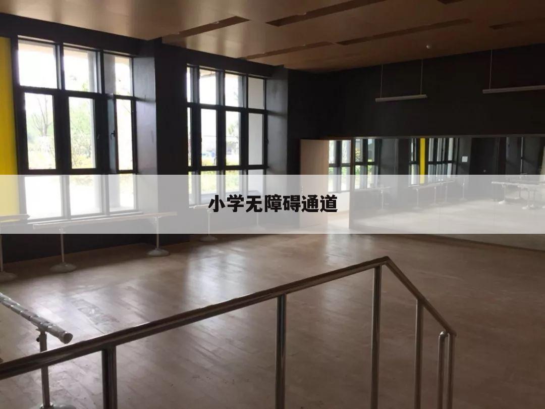 小学无障碍通道