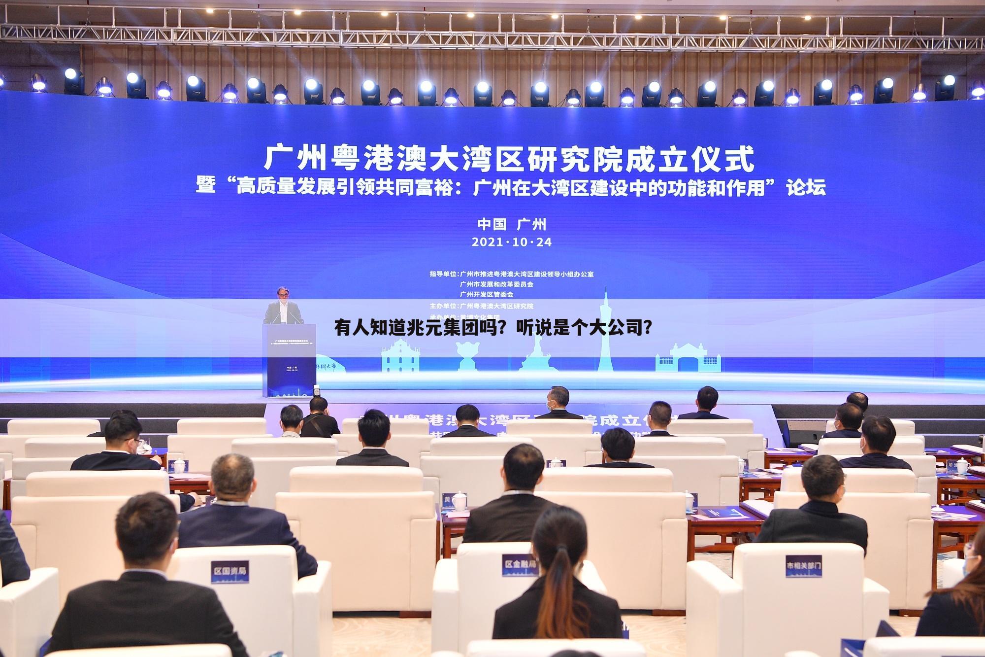 有人知道兆元集团吗?听说是个大公司?