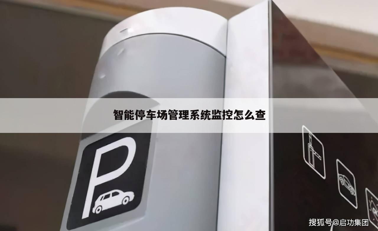 智能停车场管理系统监控怎么查