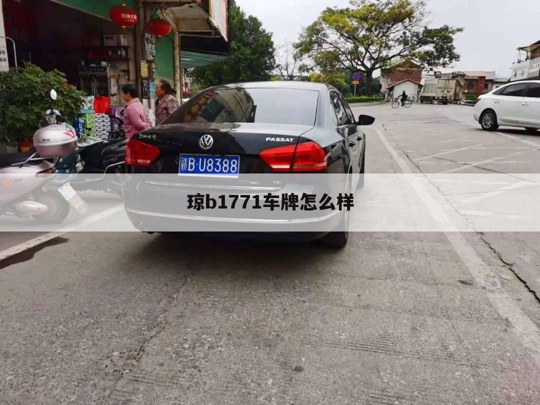 琼b1771车牌怎么样