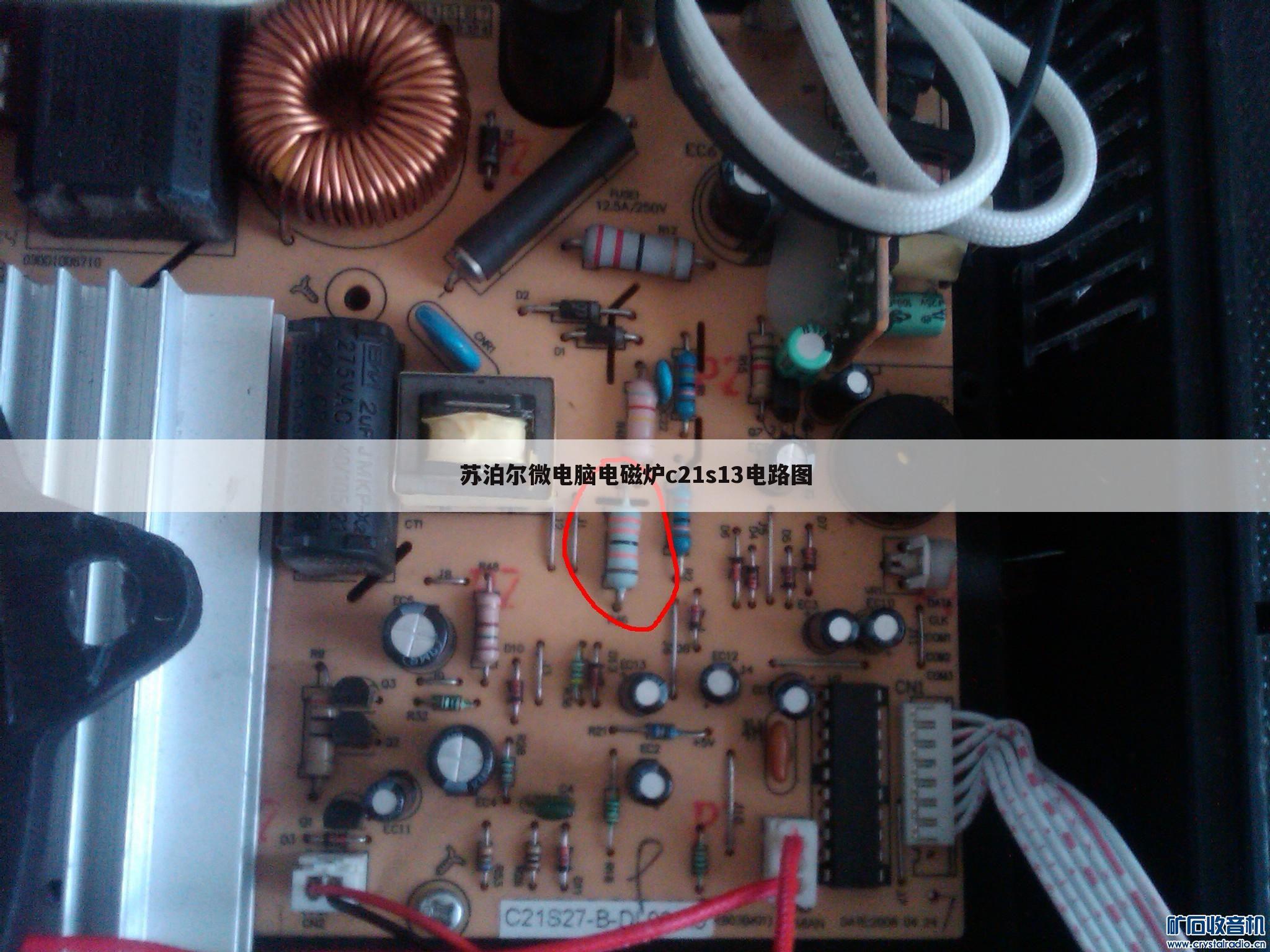 苏泊尔微电脑电磁炉c21s13电路图