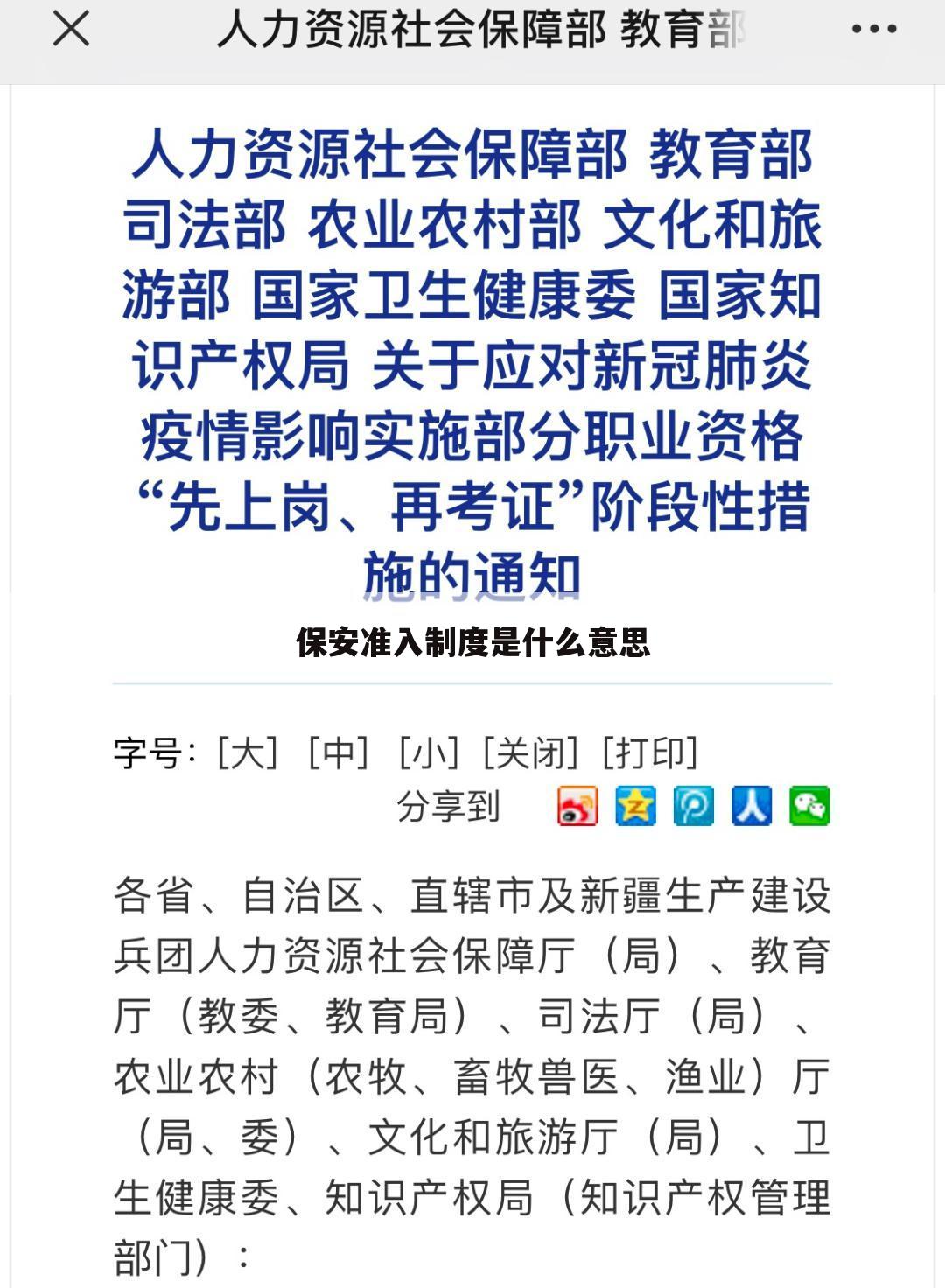保安准入制度是什么意思