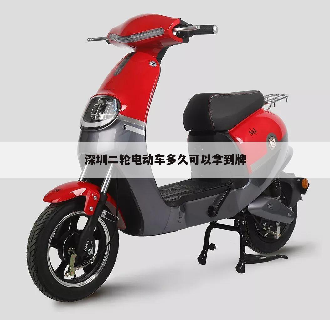 深圳二轮电动车多久可以拿到牌