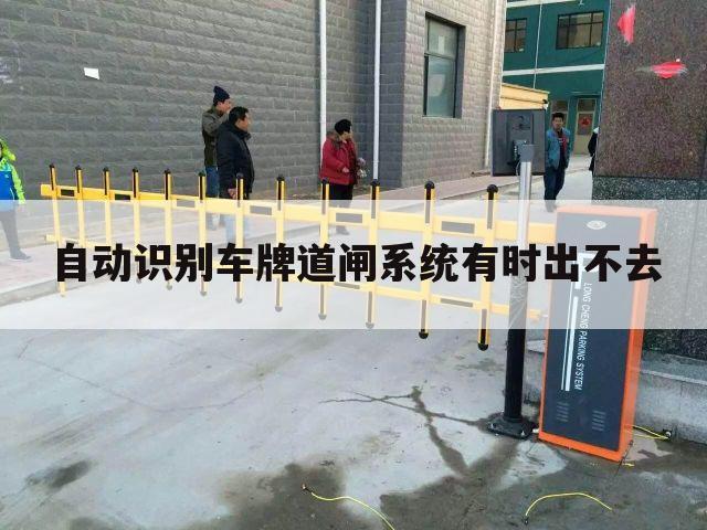 自动识别车牌道闸系统有时出不去