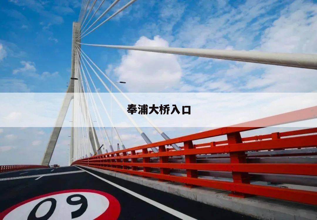 奉浦大桥入口