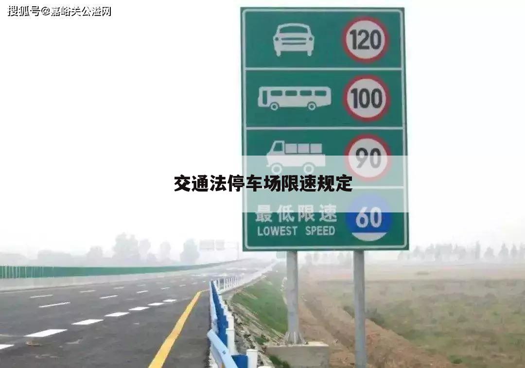 交通法停车场限速规定