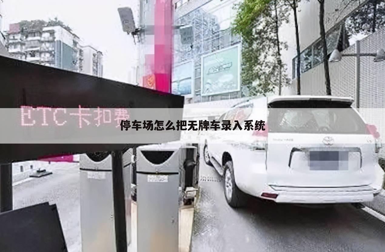 停车场怎么把无牌车录入系统
