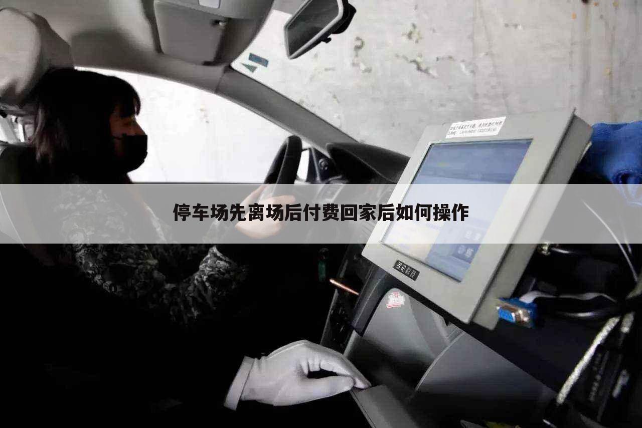 停车场先离场后付费回家后如何操作
