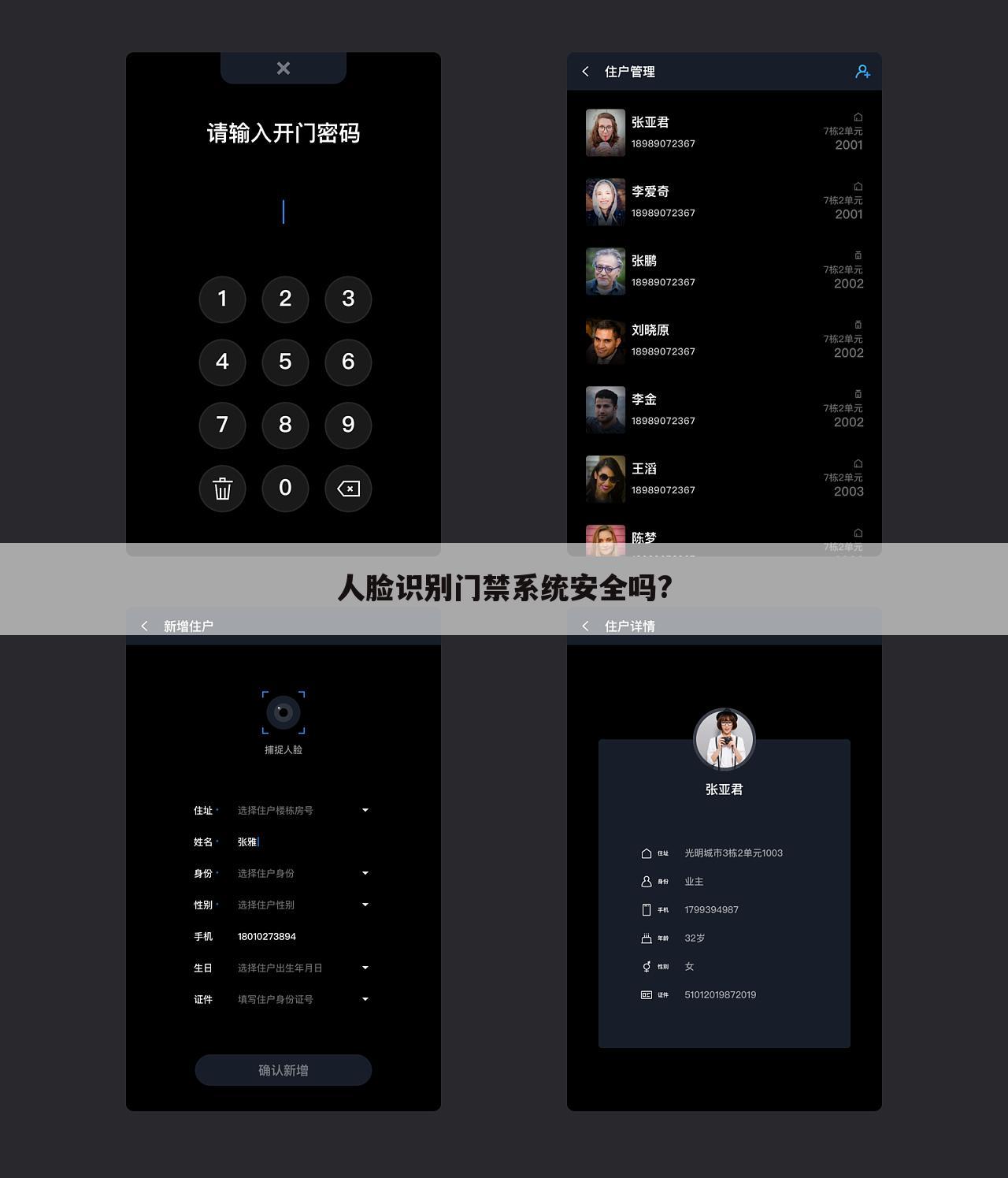 人脸识别门禁系统安全吗?