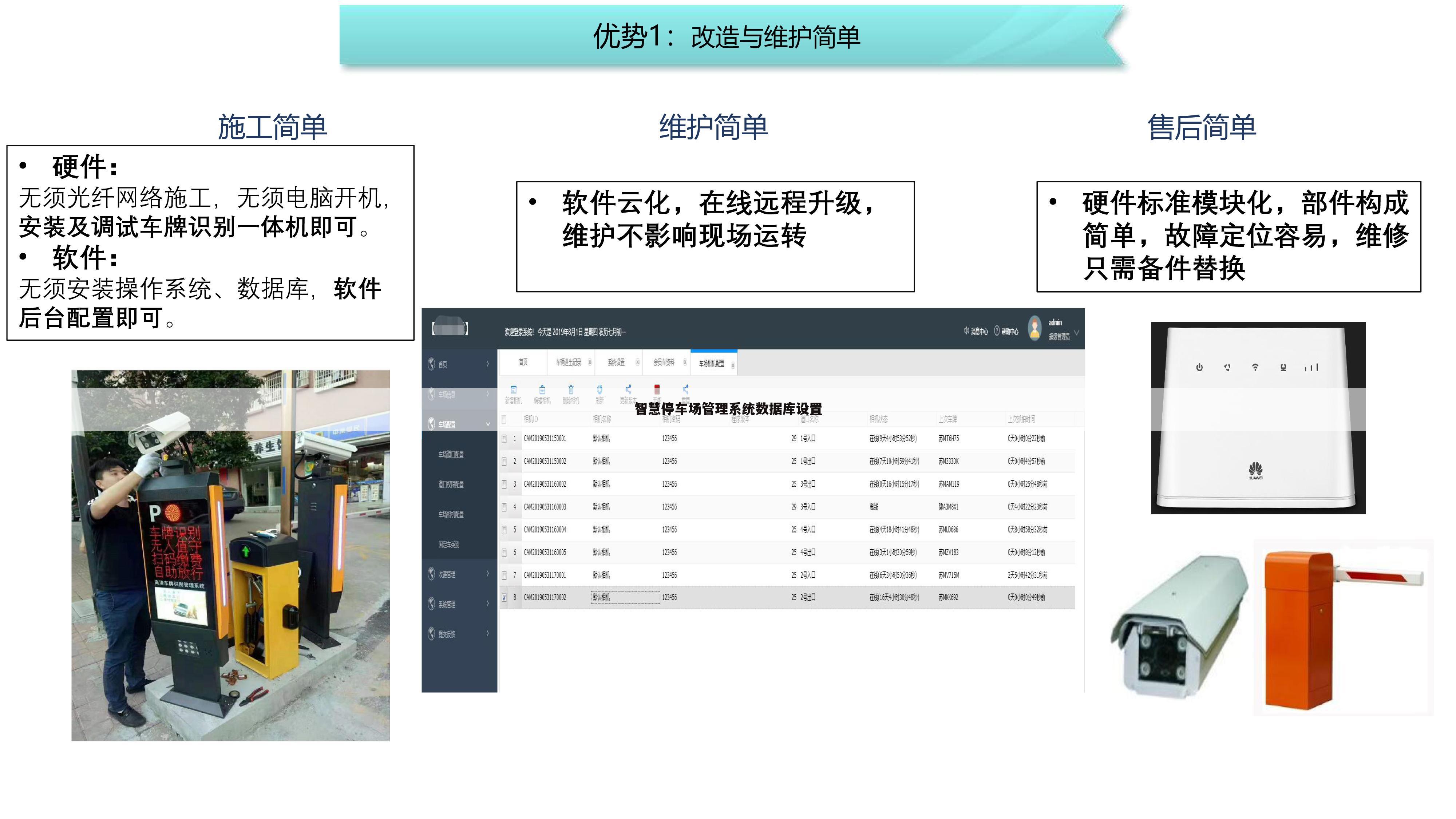 智慧停车场管理系统数据库设置