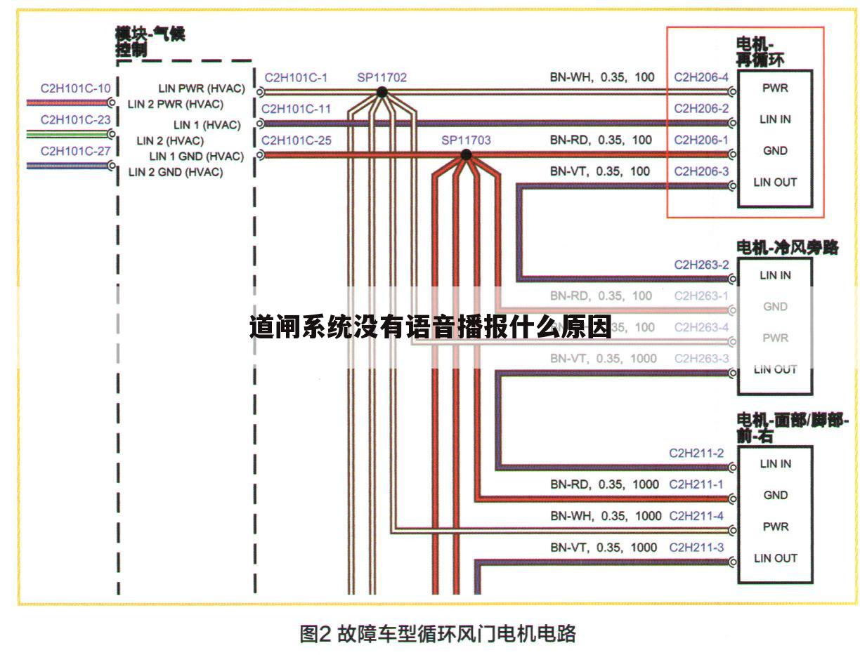 道闸系统没有语音播报什么原因