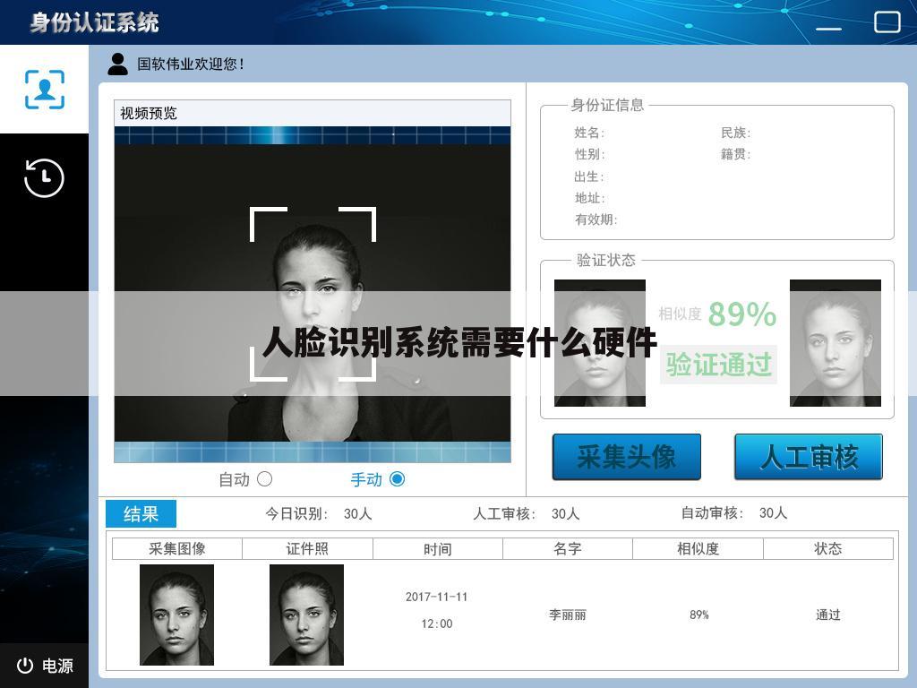 人脸识别系统需要什么硬件