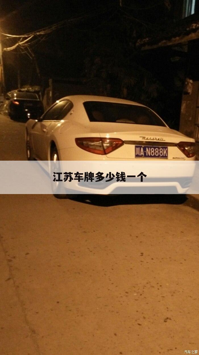 南京轿车牌照多少钱,南京的轿车车牌一个
