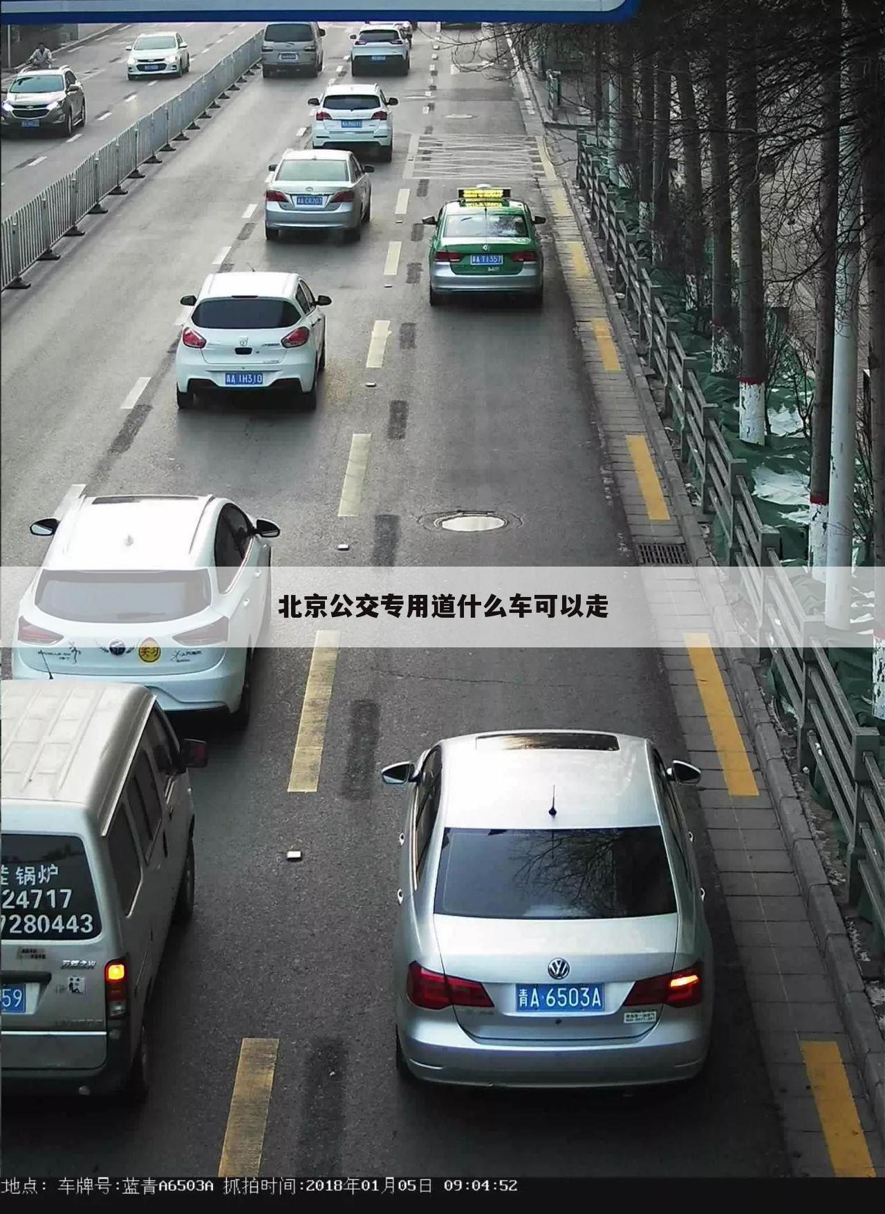 北京公交专用道什么车可以走