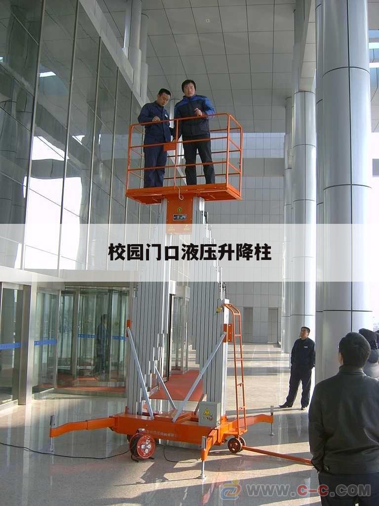 校园门口液压升降柱