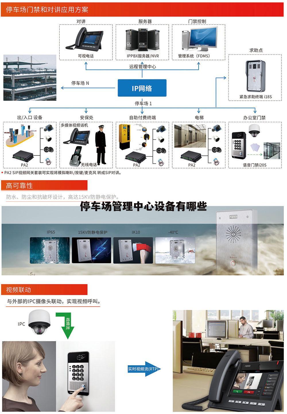 停车场管理中心设备有哪些