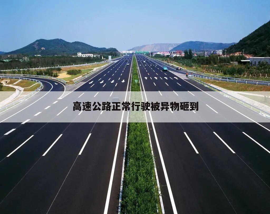 高速公路正常行驶被异物砸到