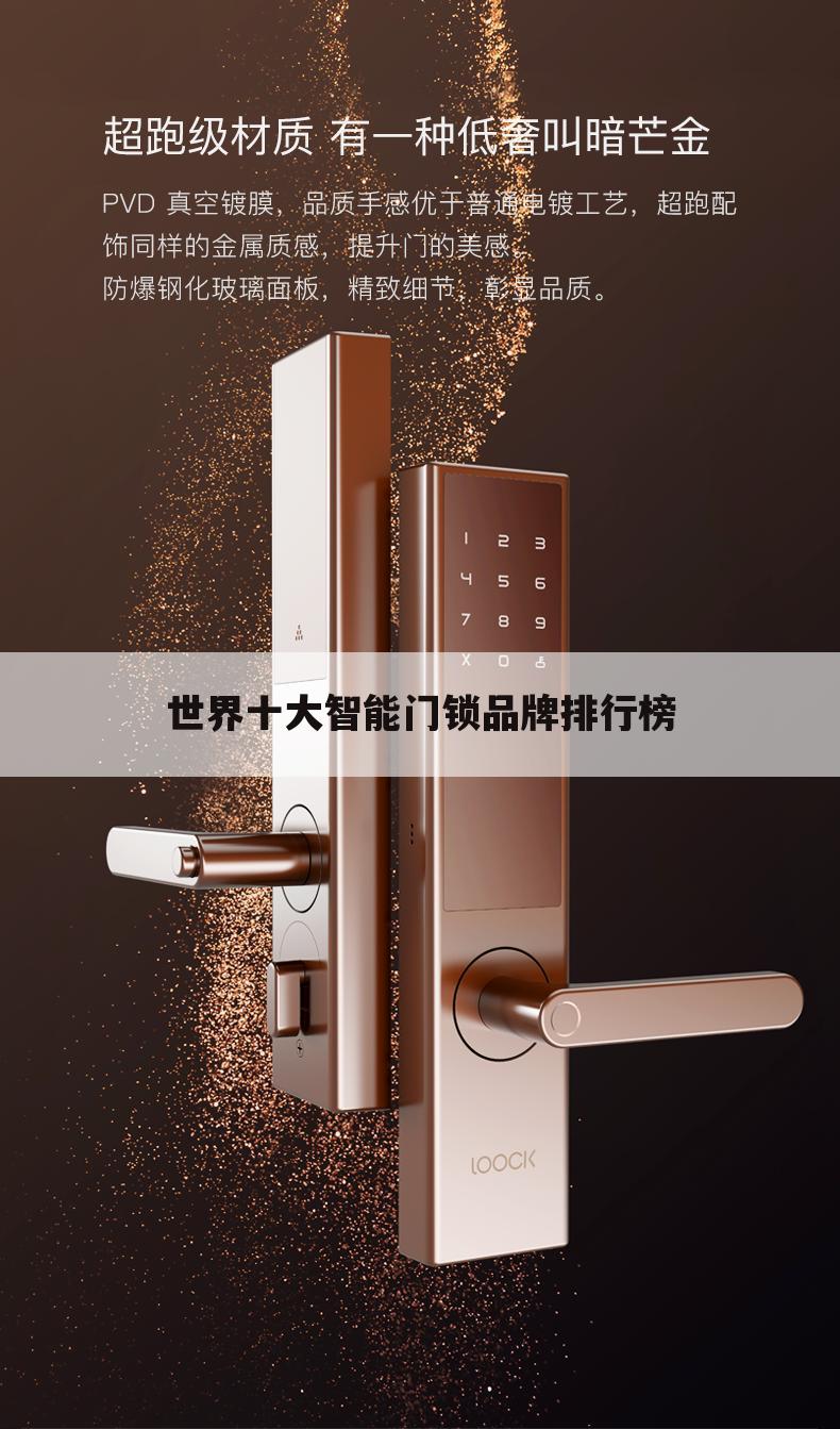 世界十大智能门锁品牌排行榜