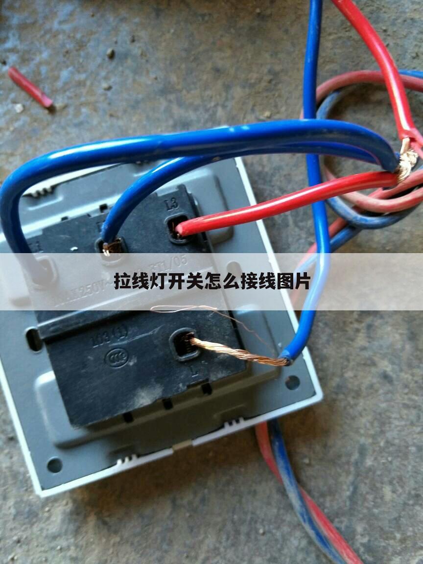 拉线灯开关怎么接线图片