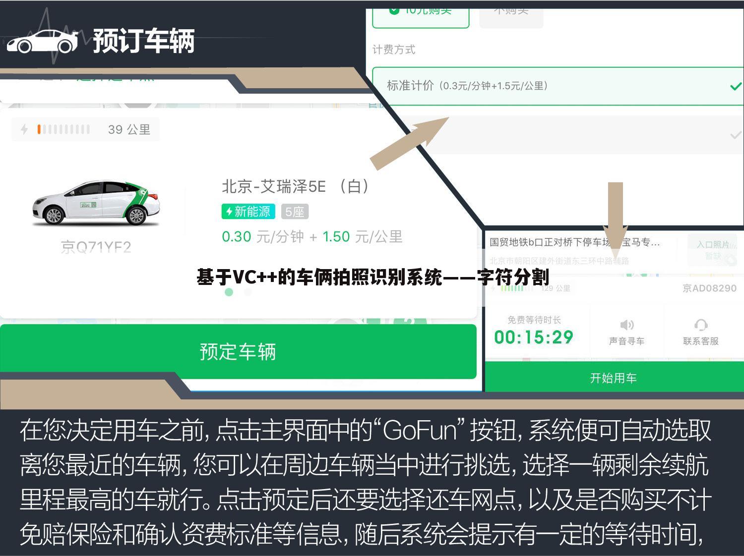 基于VC++的车俩拍照识别系统——字符分割