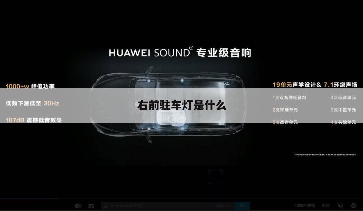 右前驻车灯是什么