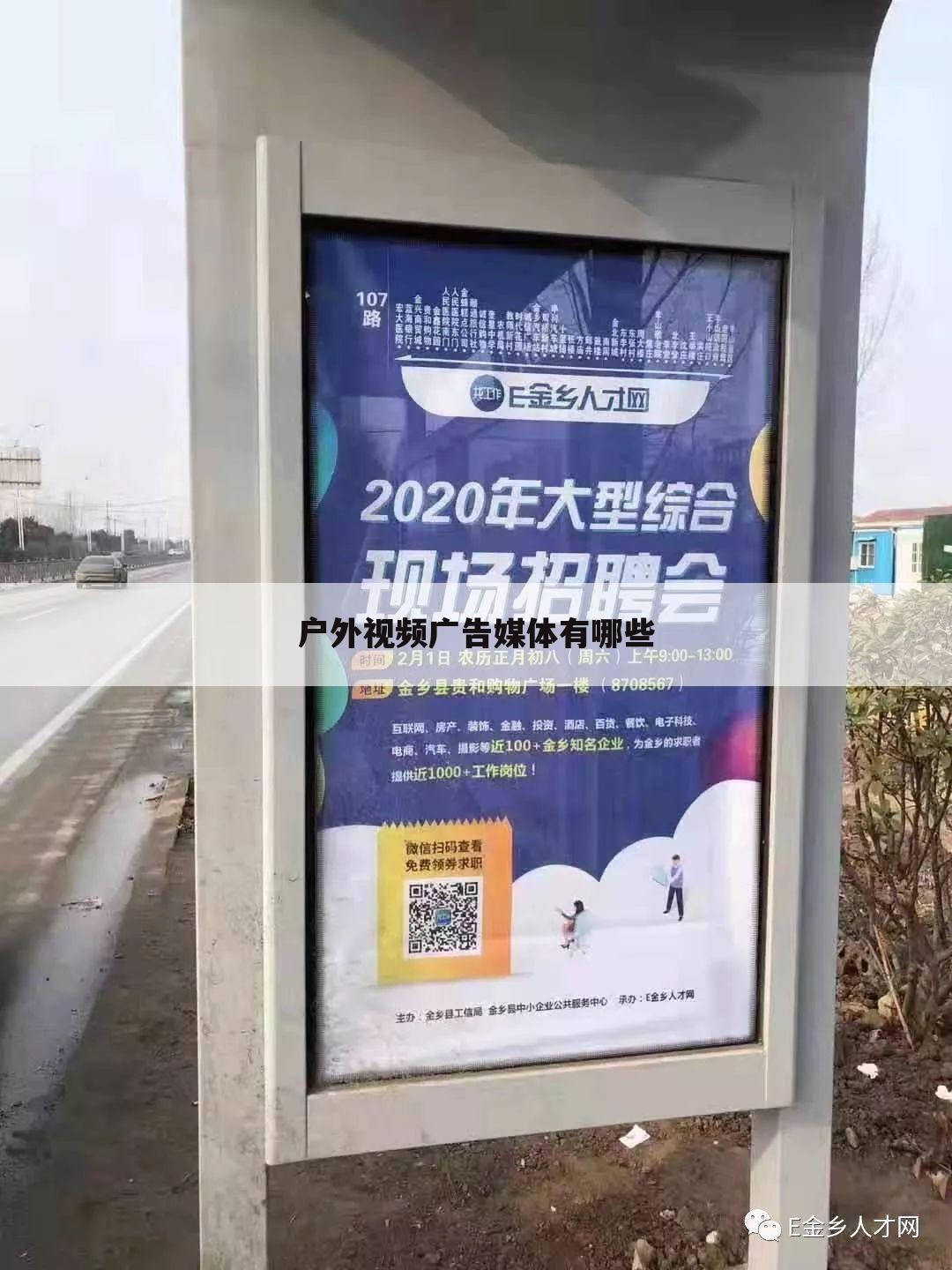 户外视频广告媒体有哪些