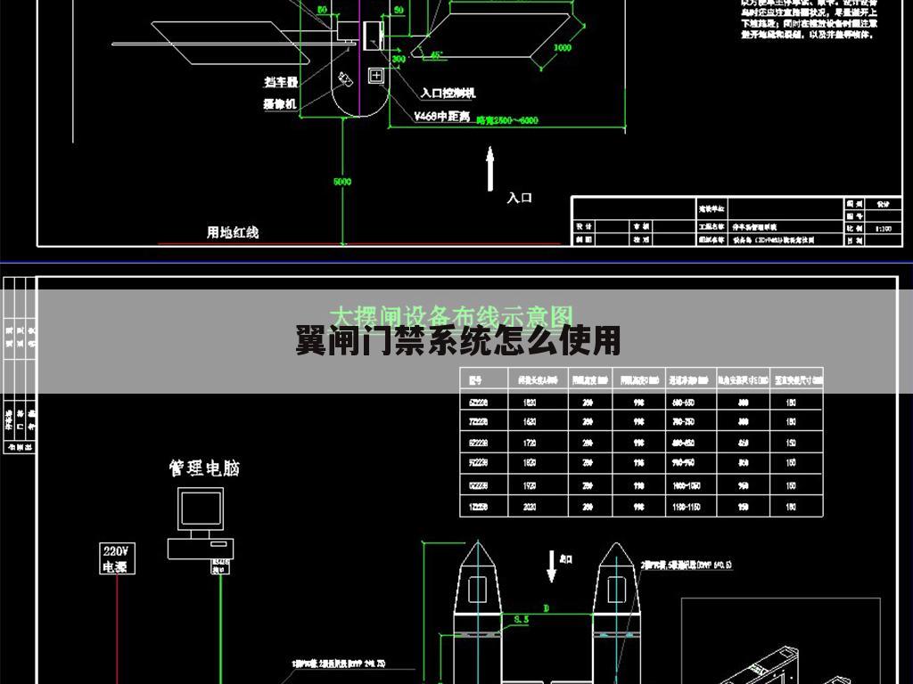 翼闸门禁系统怎么使用