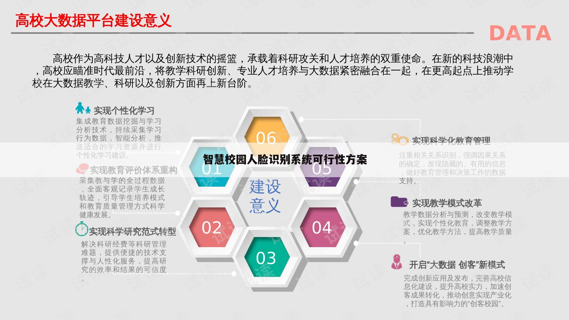 智慧校园人脸识别系统可行性方案