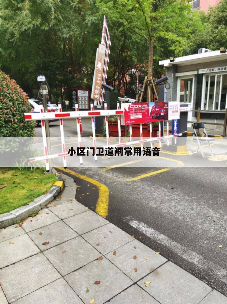 小区门卫道闸常用语音
