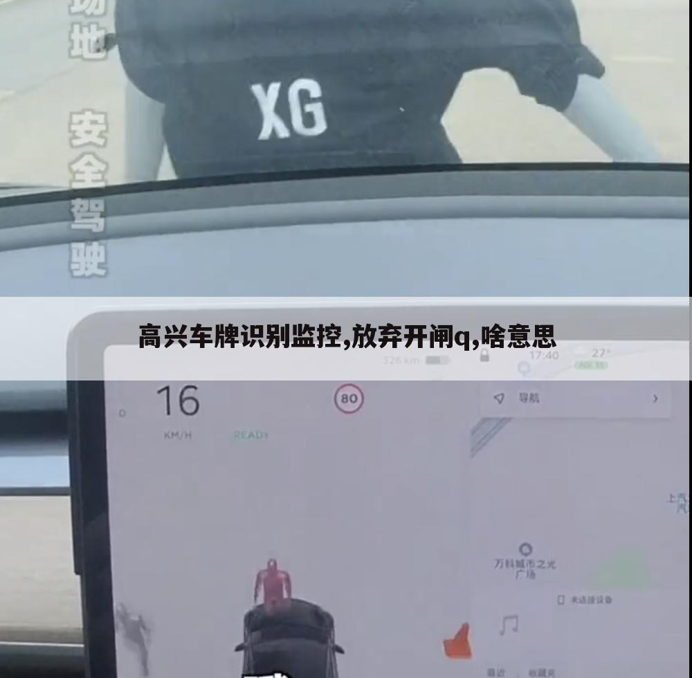 高兴车牌识别监控,放弃开闸q,啥意思