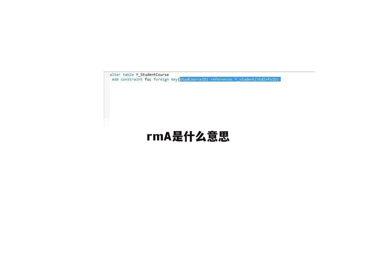 rmA是什么意思