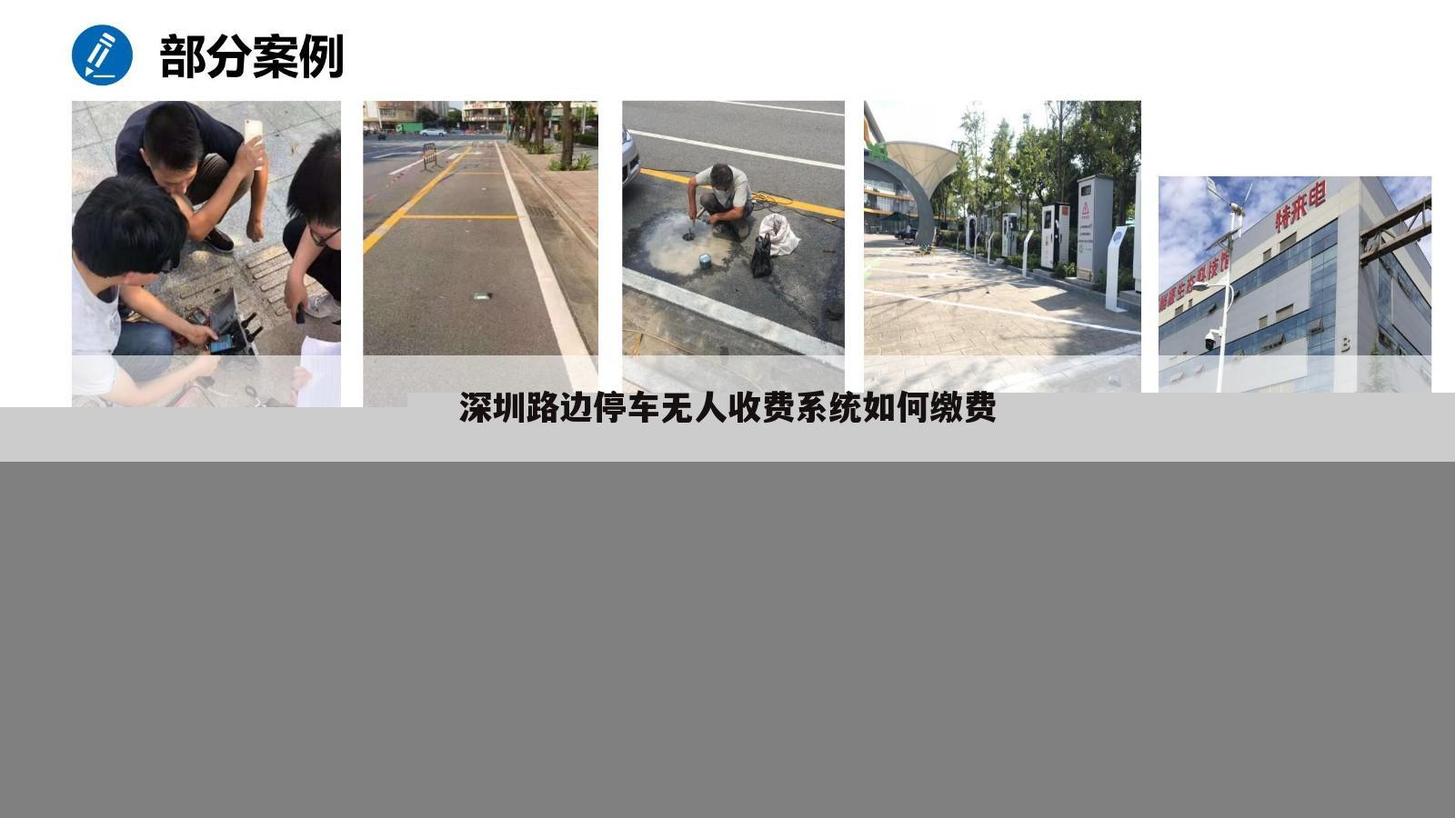 深圳路边停车无人收费系统如何缴费