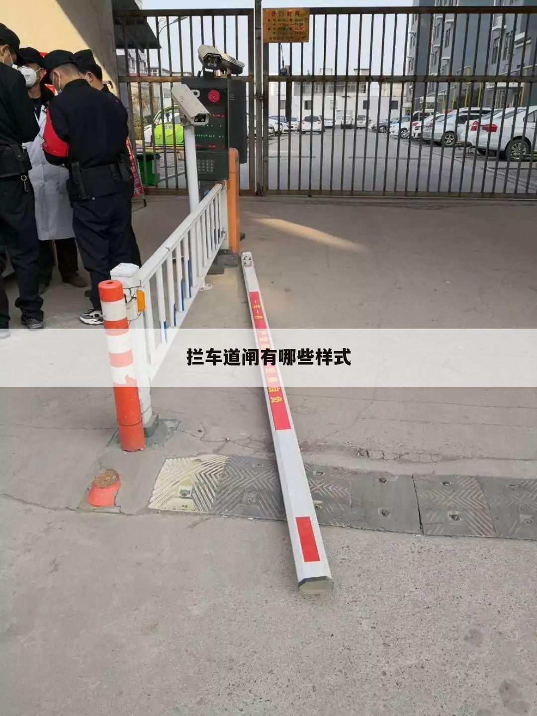 拦车道闸有哪些样式