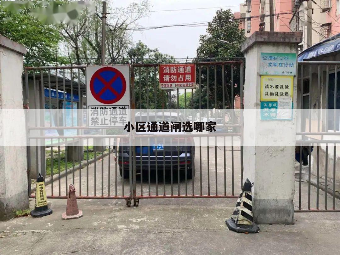 小区通道闸选哪家