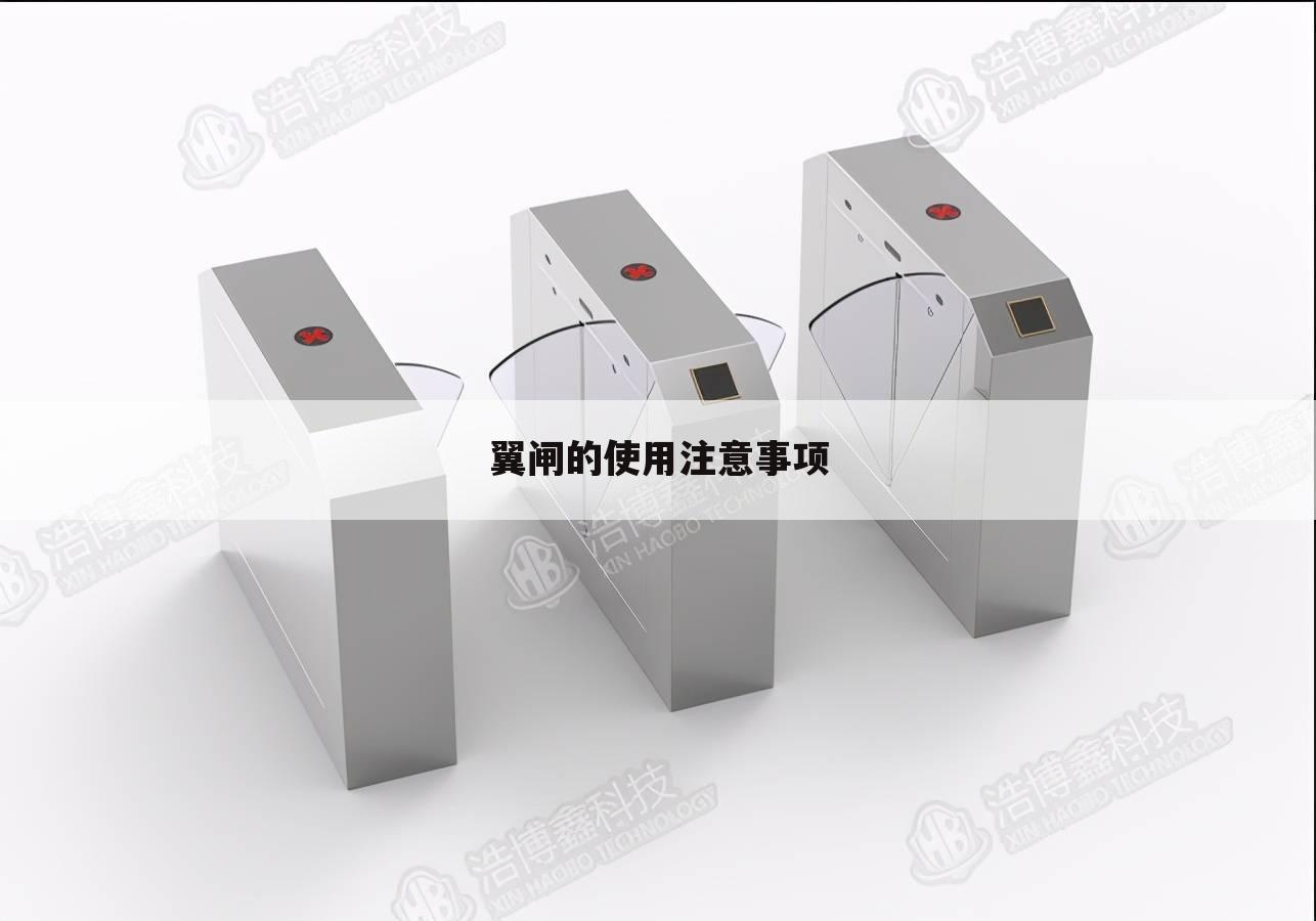 翼闸的使用注意事项