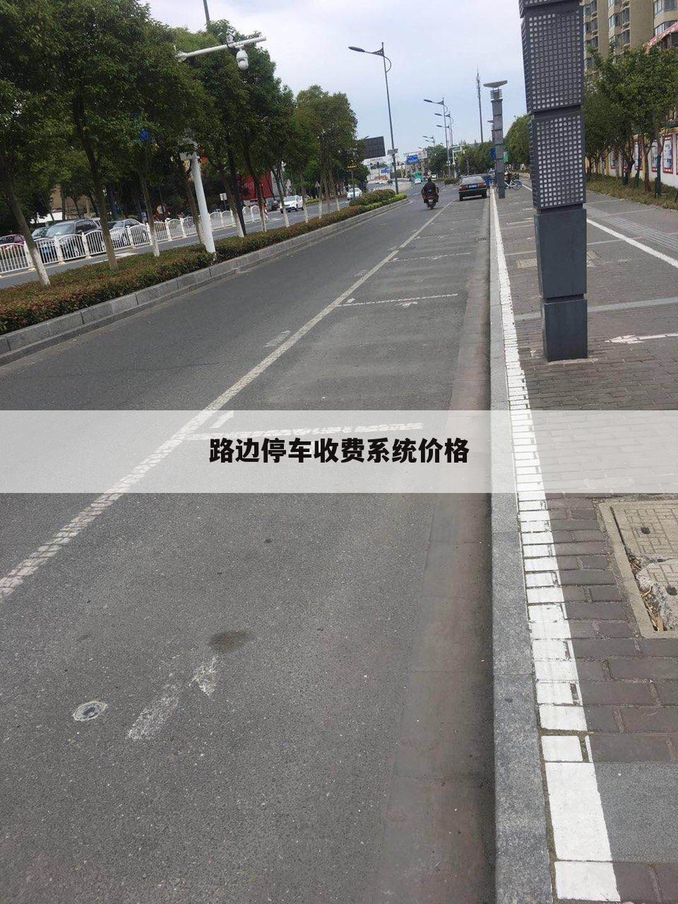 路边停车收费系统价格