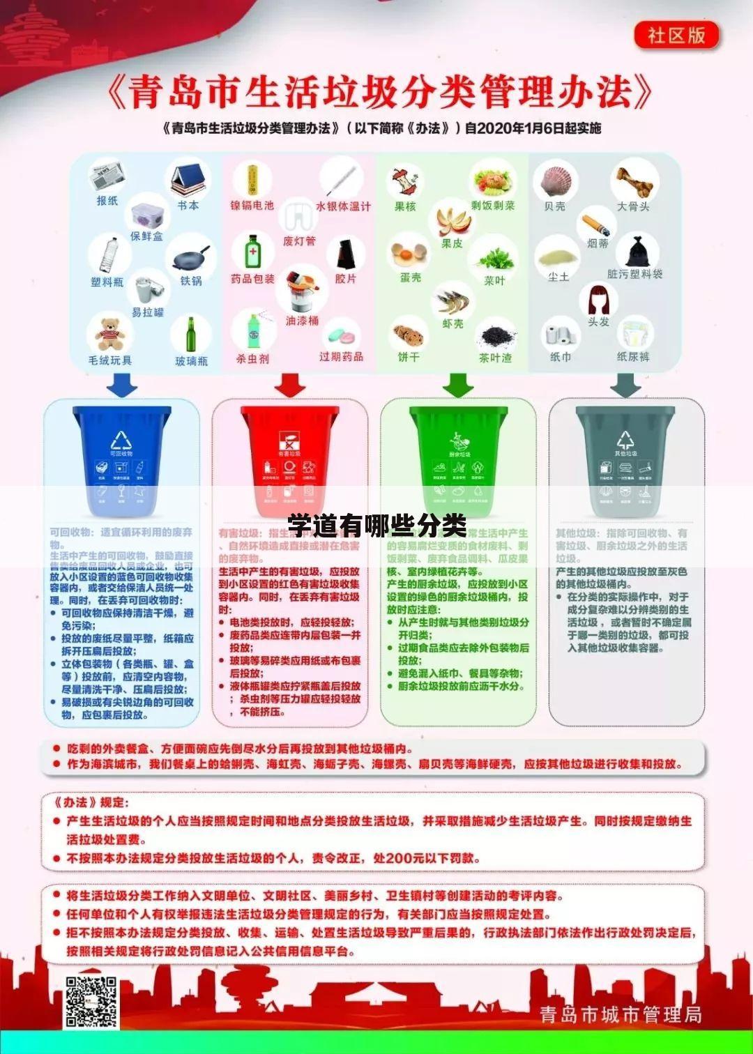 学道有哪些分类