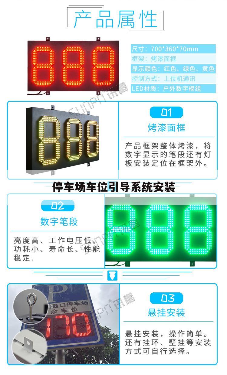 停车场车位引导系统安装