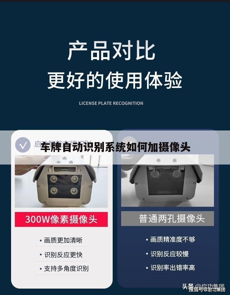 车牌自动识别系统如何加摄像头