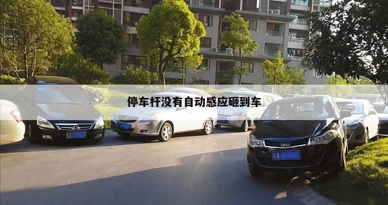 停车杆没有自动感应砸到车