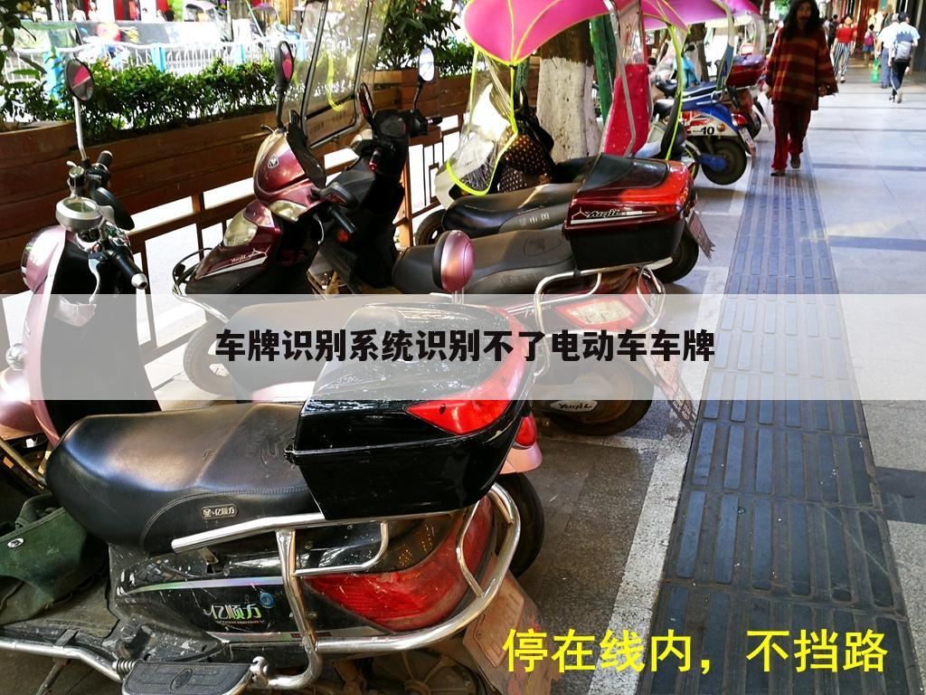 车牌识别系统识别不了电动车车牌