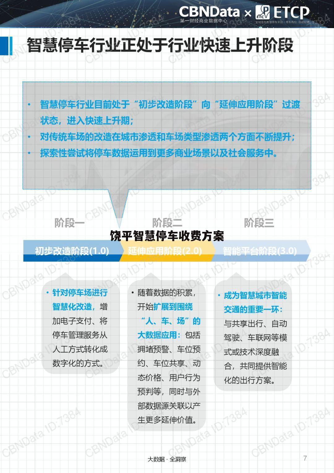 饶平智慧停车收费方案