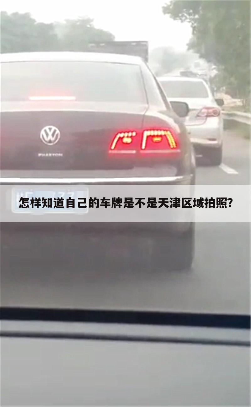 怎样知道自己的车牌是不是天津区域拍照？