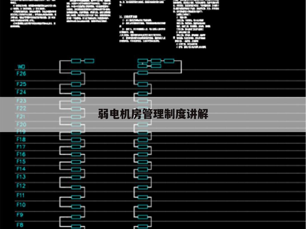弱电机房管理制度讲解